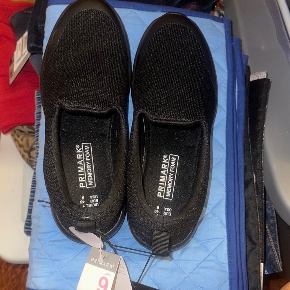 Primark Black w/o and slip on sneaker